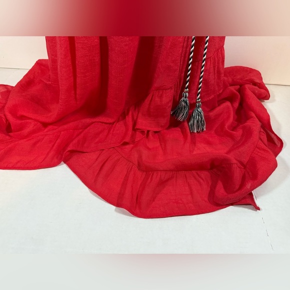 New Directions Women’s Red Maxi Dress Size XL NWT - Picture 4 of 16